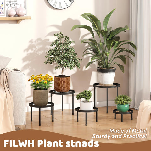 Easy assembly of FILWH plant stands saves time and effort.