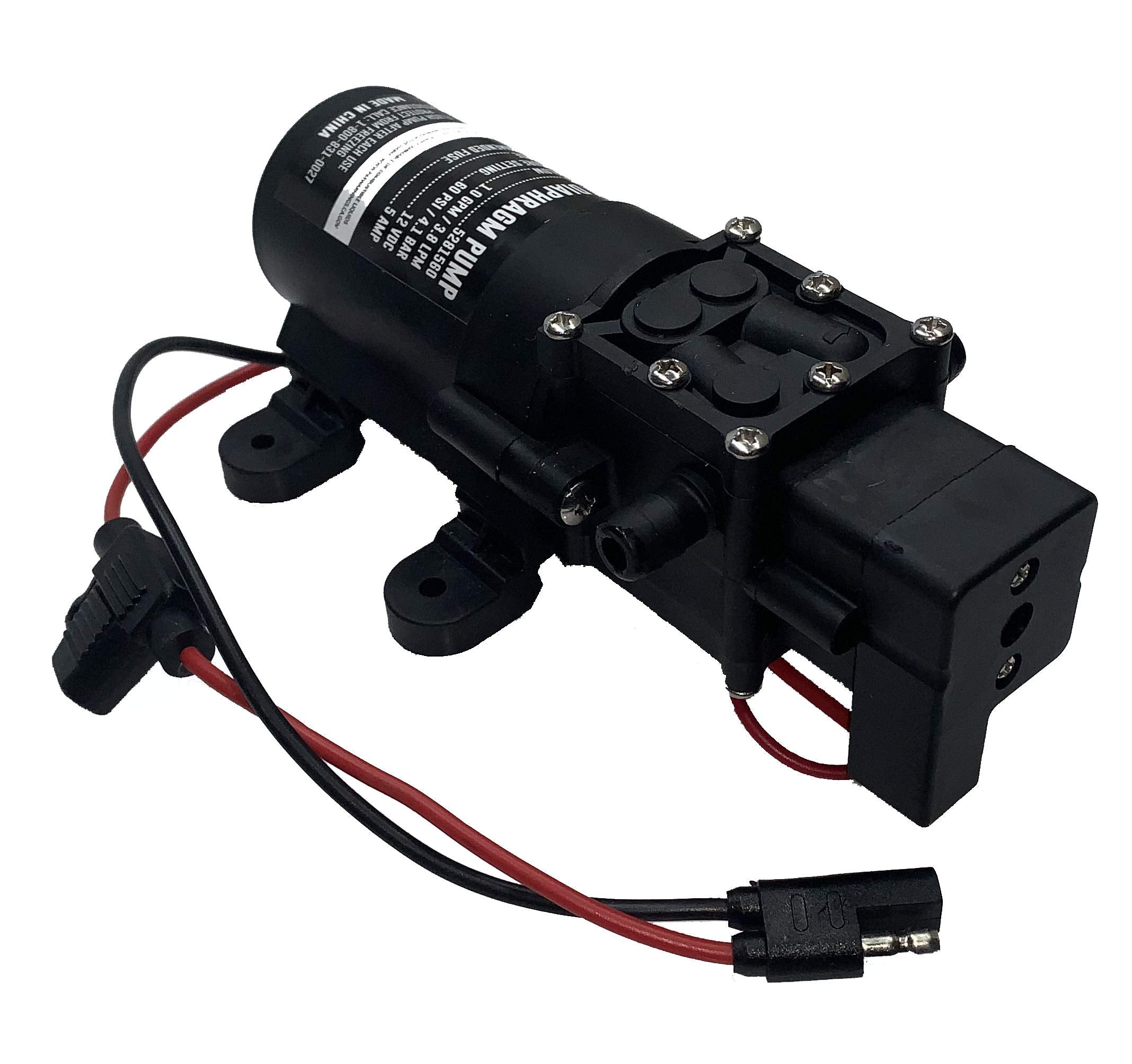 Fimco High-Flo pump front view with 1 GPM capability for spraying