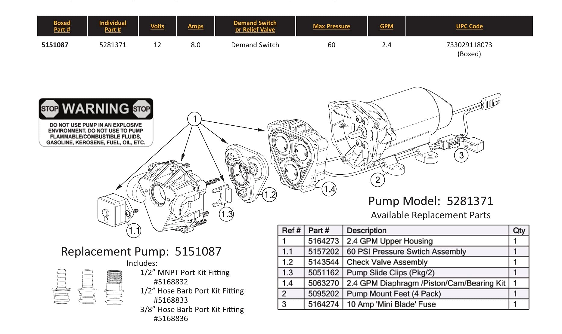 Fimco High-Flo pump sprayer, 60 psi switch supports steady spraying.