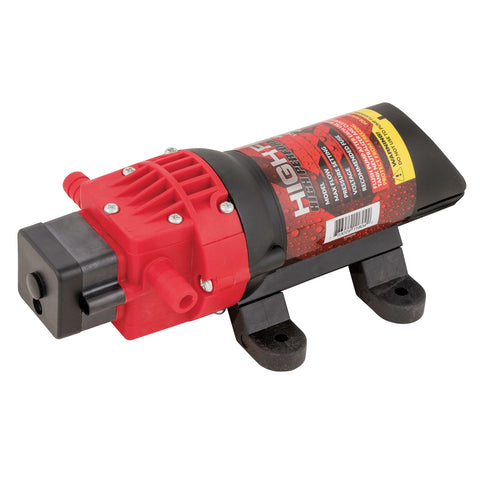 Fimco High-Flo 5151086 pump close-up showing a durable Santoprene diaphragm for reliable spraying