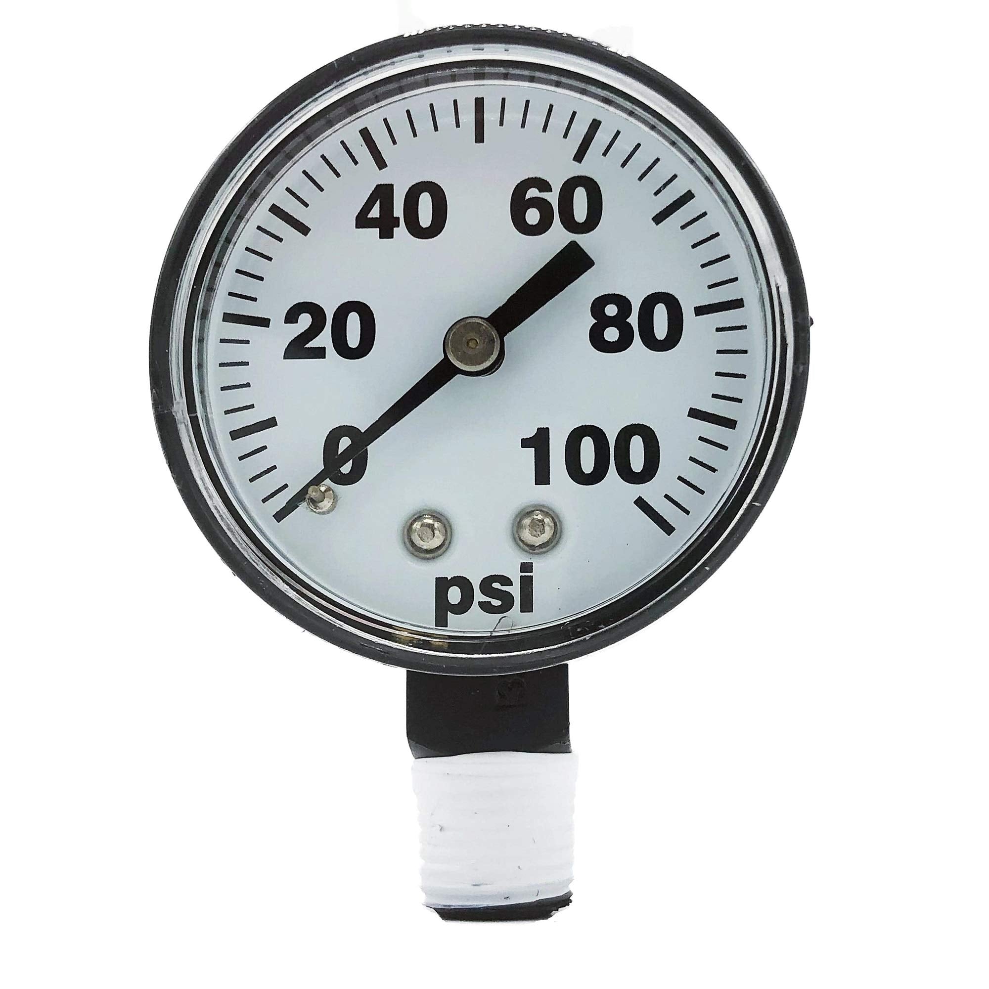 Fimco pressure gauge with 2-inch face for accurate spray readings
