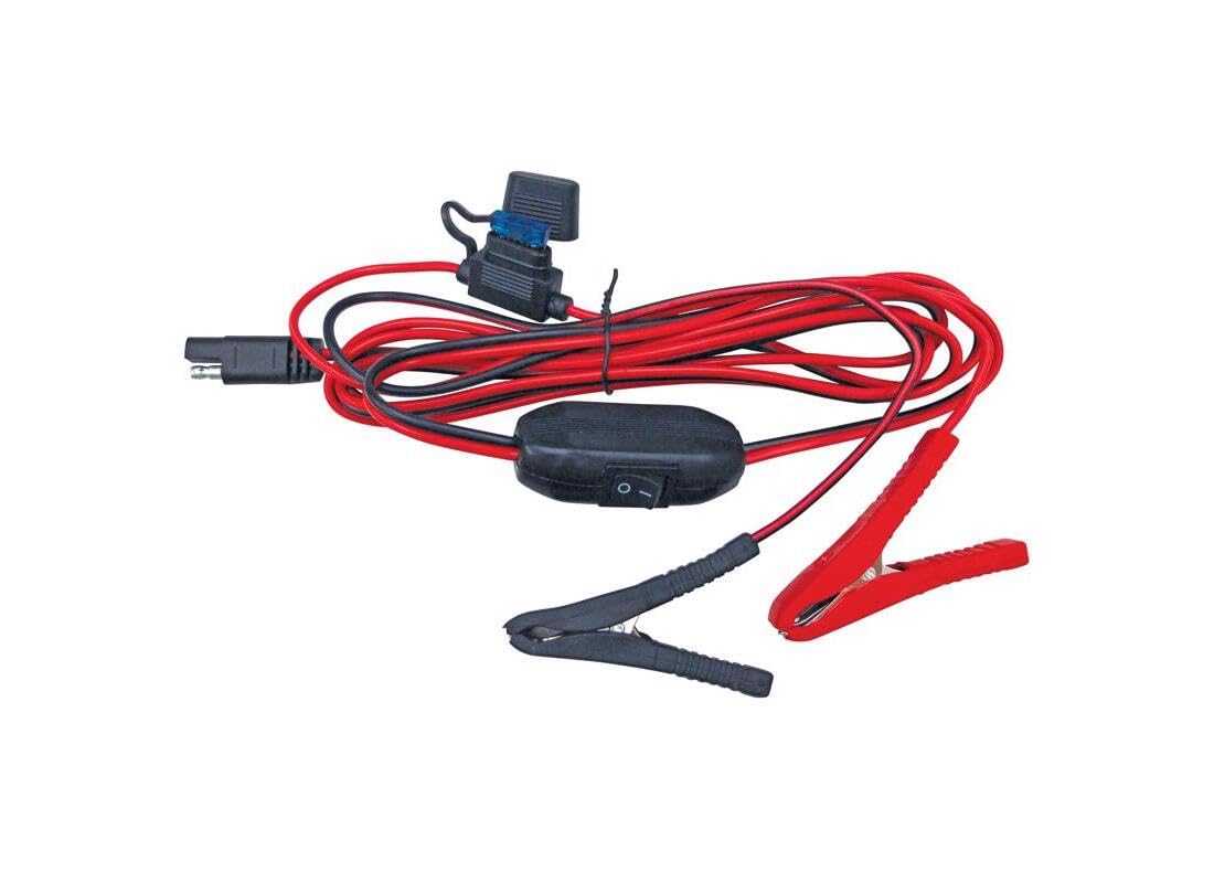 Fimco wire harness with on/off switch provides simple power control for 12V sprayers.
