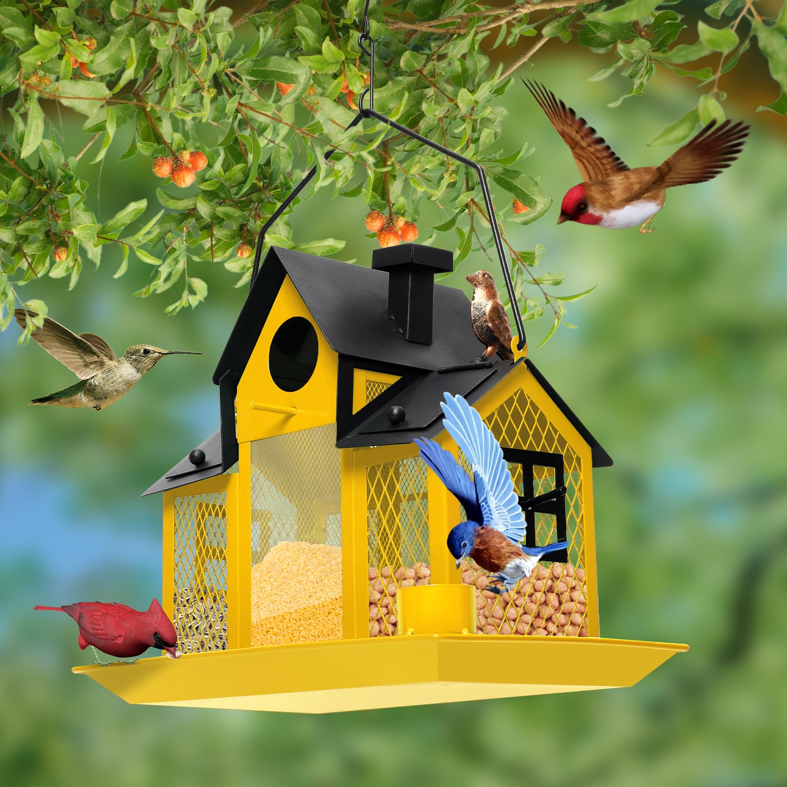 FIMOFIDRE includes drainage and ventilation for dry, fresh seed during visits.