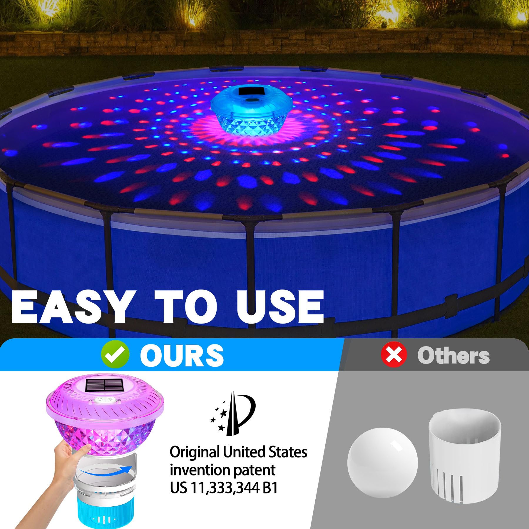 FineBud Chlorine Floater works in pools and hot tubs for versatile use.