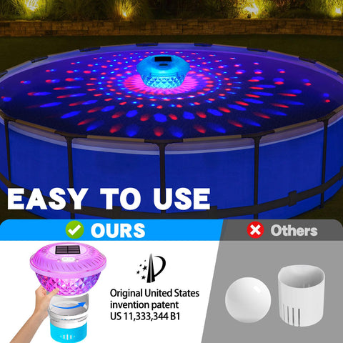 FineBud Chlorine Floater works in pools and hot tubs for versatile use.