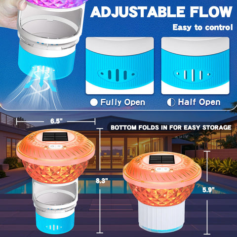 FineBud Floater uses sun-powered durable material built for outdoor use.