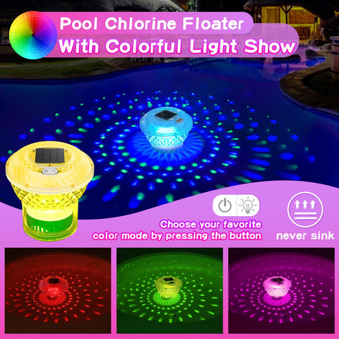 FineBud solar-powered chlorine dispenser provides adjustable release for balanced pool chemistry.