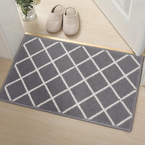 Finchitty indoor door mat front-door placement fits low-profile entrances.