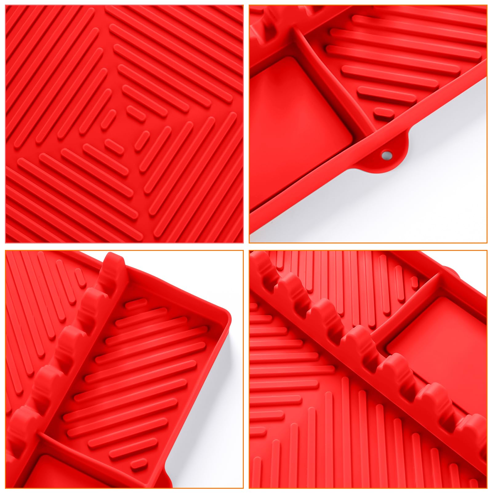 Find Law 16x11.5-inch griddle mat ready for outdoor grilling and prep.