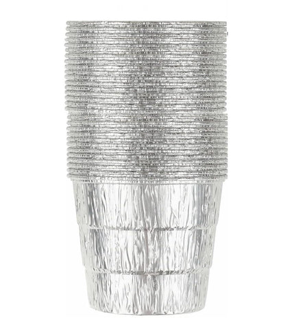 Findful grill cleanup made easy with liners and bucket.