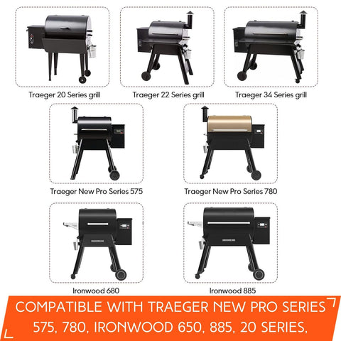 Findful Traeger-compatible grease liner fits Pro and Ironwood series.