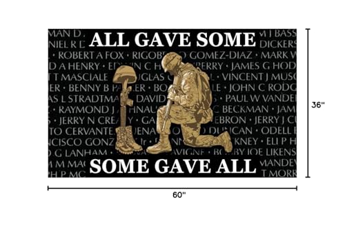 FindingKing All Gave Some Some Gave All flag, vibrant colors for ceremonies