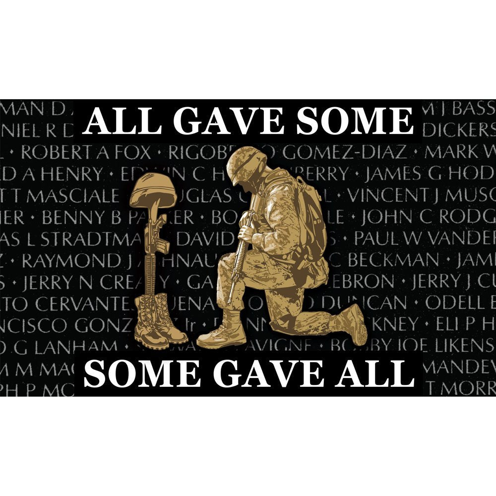FindingKing military flag with grommets for durable outdoor display