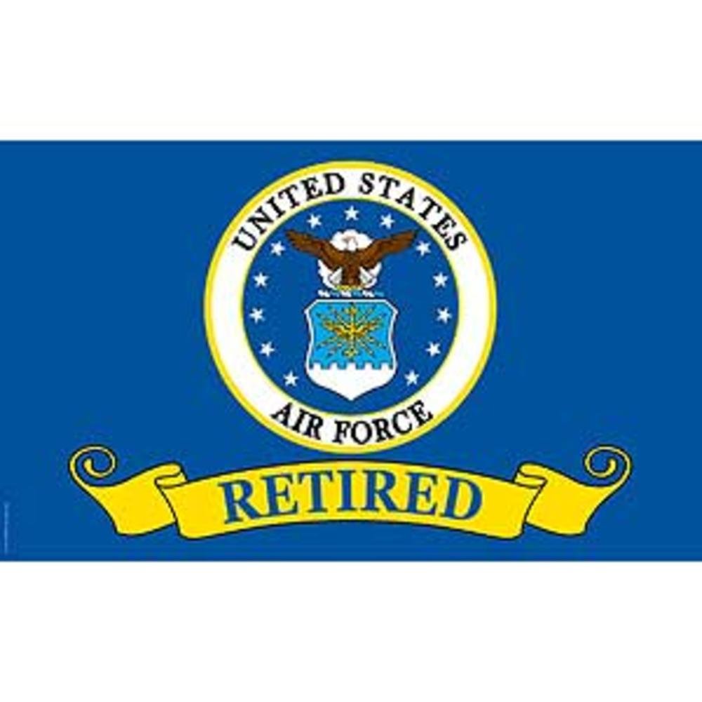 FindingKing US Air Force Retired Flag 3ft x 5ft displayed indoors to honor service and inspire pride