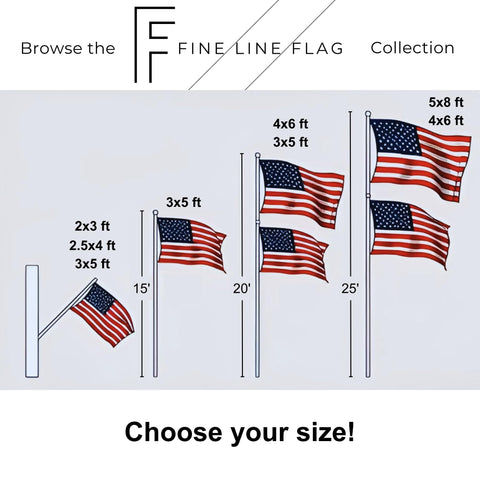 Fine Line Flag designed for high-wind all-weather environments.
