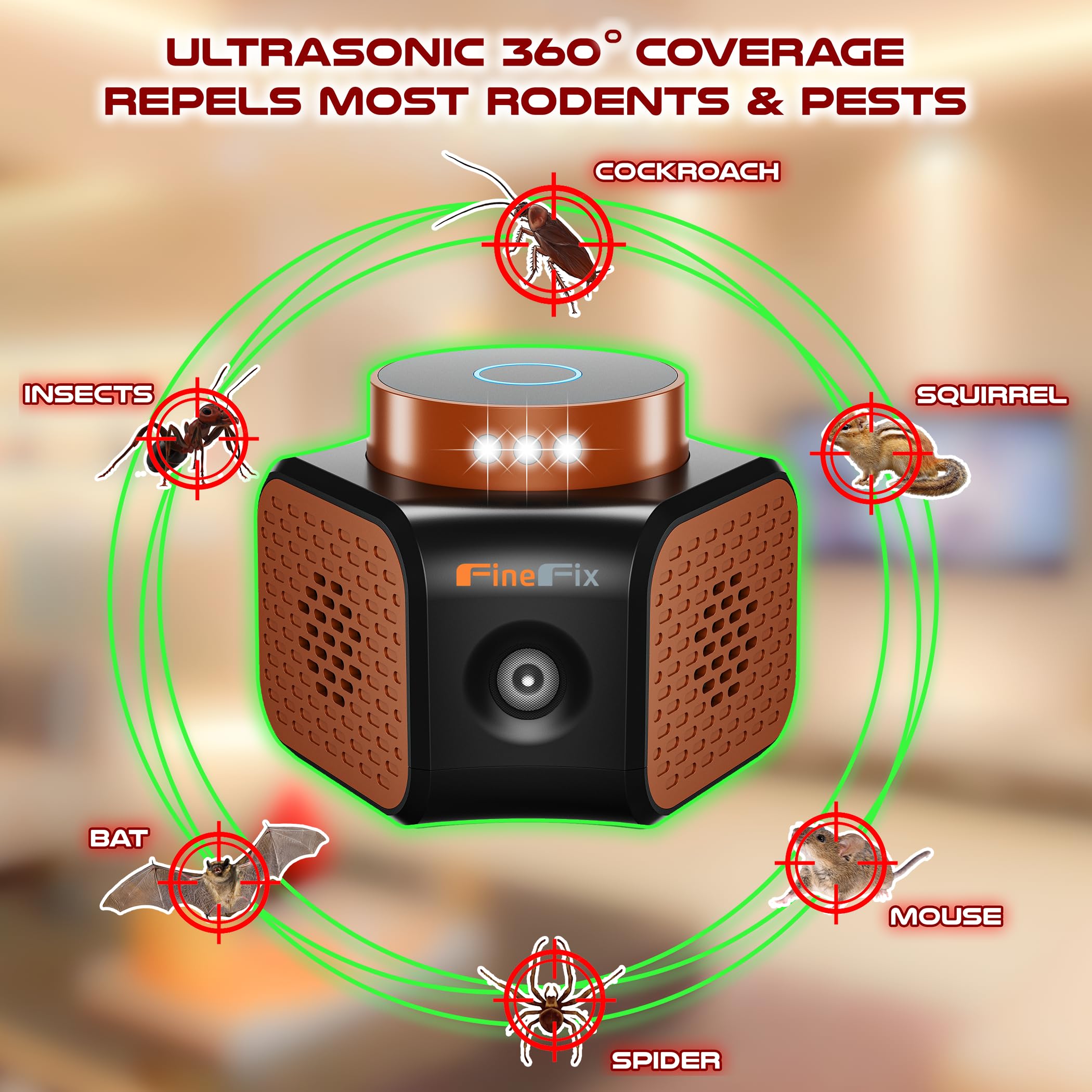 FineFix 360 plug-in unit demonstrates easy setup and continuous protection.