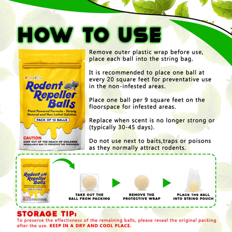 FineFix rodent deterrent balls for boat storage help keep cabins pest-free.