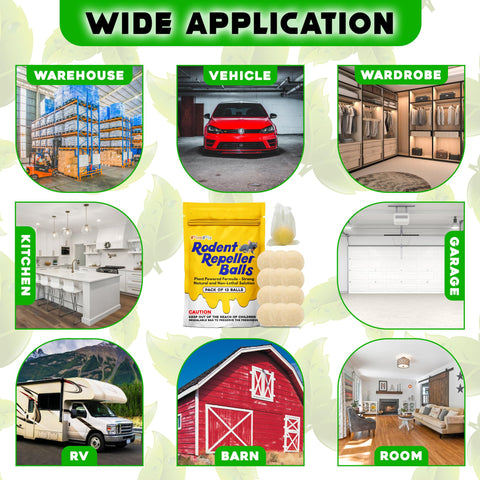 FineFix rodent deterrent balls for RV use to keep travel areas cleaner.
