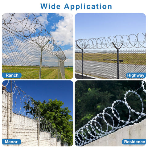 Finerelprot secure perimeter fencing for farms, factories, and properties.