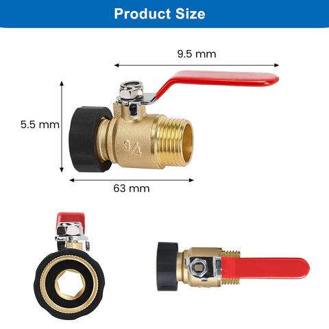 FINEST+ brass valve showcases durable, rust-resistant outdoor performance.