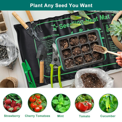 FINEST+ seed starter tray 5-pack ready for efficient batch seed starting