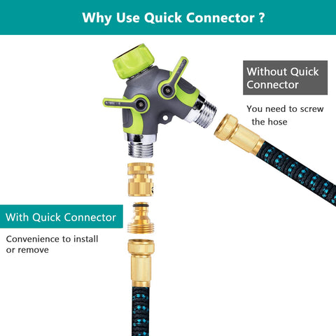 FINEST+ four brass male connectors ready for versatile, multi-attachment setups.
