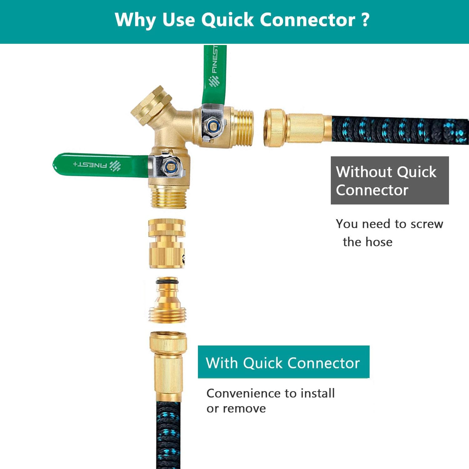 FINEST+ easy-connect design simplifies setup and removal.