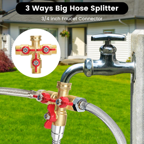 FINEST+ easy-grip handles for smooth, precise flow at each outlet.