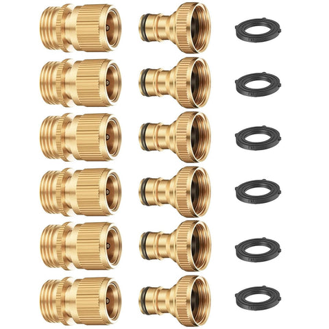 FINEST+ garden hose quick connector assembly for instant tool-free connections.