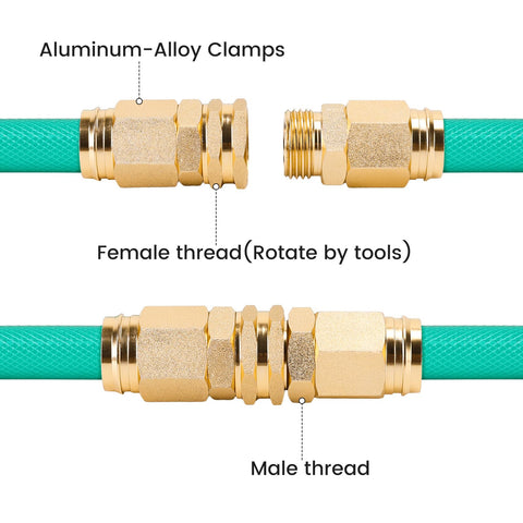 Finest+ hose connector female end ensures a tight, reliable hose join.
