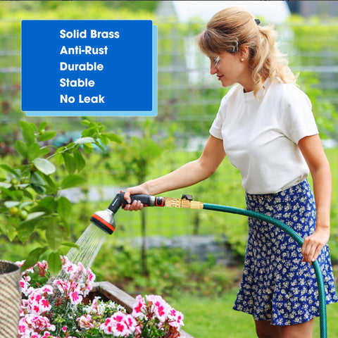 FINEST+ universal 3/4-inch compatibility for standard hoses and fixtures.