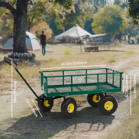 Finnhomy cart removable sides increase loading versatility.
