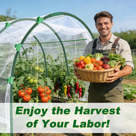 Fippy breathable mesh maintains light and water penetration while shielding crops.
