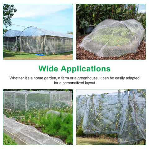 Fippy easy-cut garden netting offers flexible sizing for any bed.