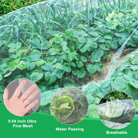 Fippy pest barrier netting deployed across an orchard for broader protection