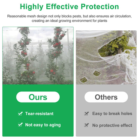 Fippy weatherproof garden netting staying durable across seasons