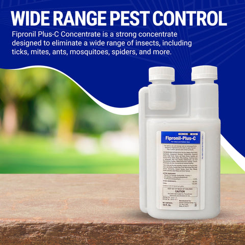 Fipronil Plus C indoor-outdoor coverage supports versatile pest control.