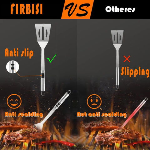 FIRBISI spatula for easy turning and even grilling