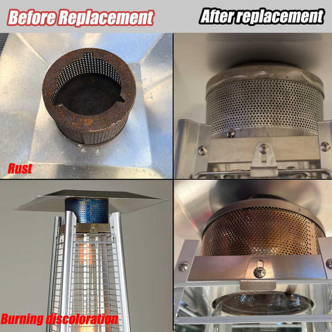 Firdnyohs four-sided pyramid top replaces top component for consistent warm airflow.