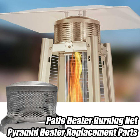 Firdnyohs glass tube patio heater replacement enhances reliable flame containment.