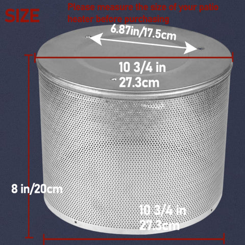 Firdnyohs patio heater replacement net grille restores normal operation quickly.