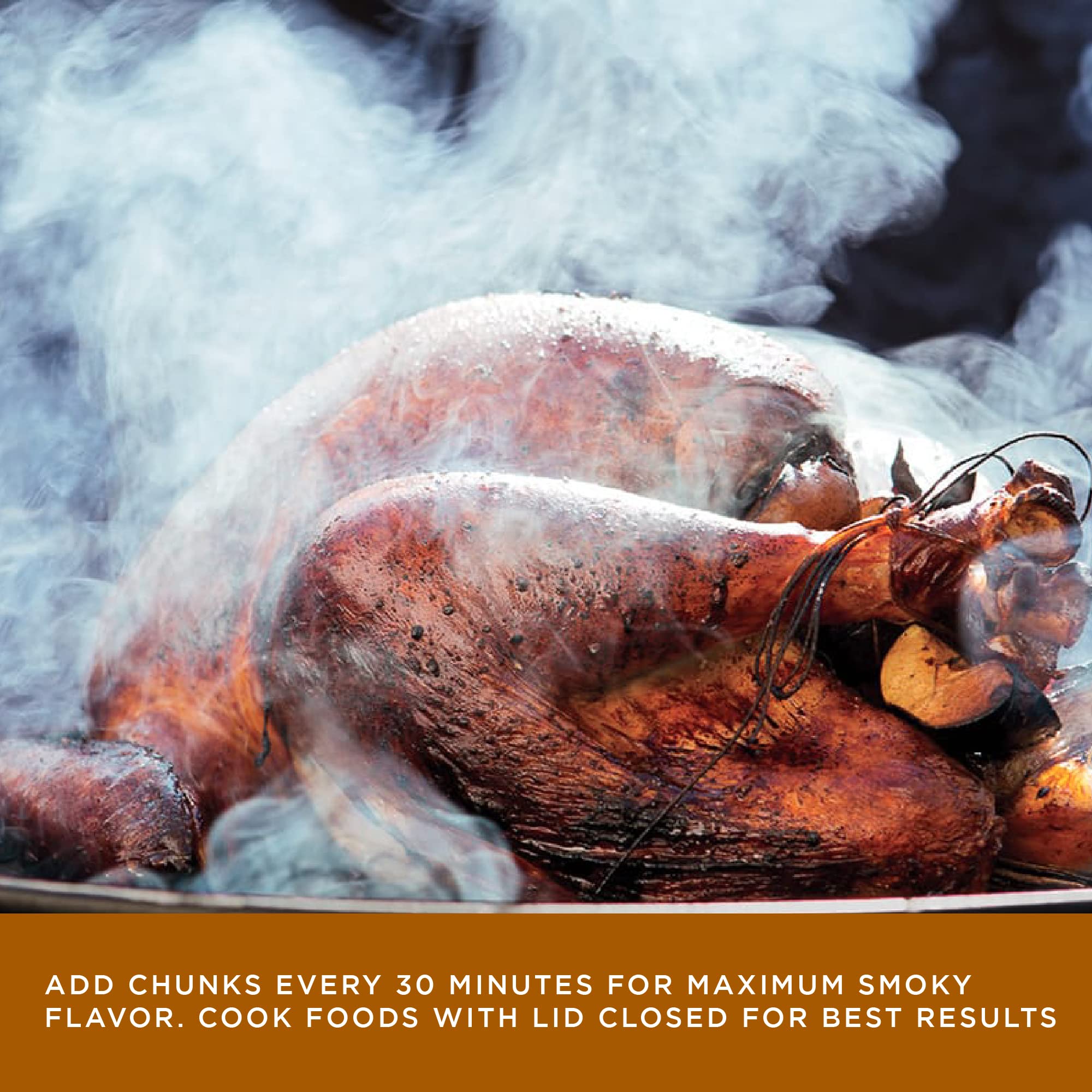 Fire and Flavor maple wood chunks improve hot-and-fast cooking with subtle sweetness.
