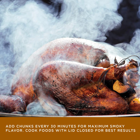 Fire and Flavor maple wood chunks improve hot-and-fast cooking with subtle sweetness.