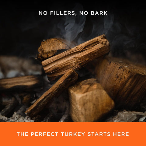 Fire & Flavor wood chunks in a smoker box provide steady smoke.