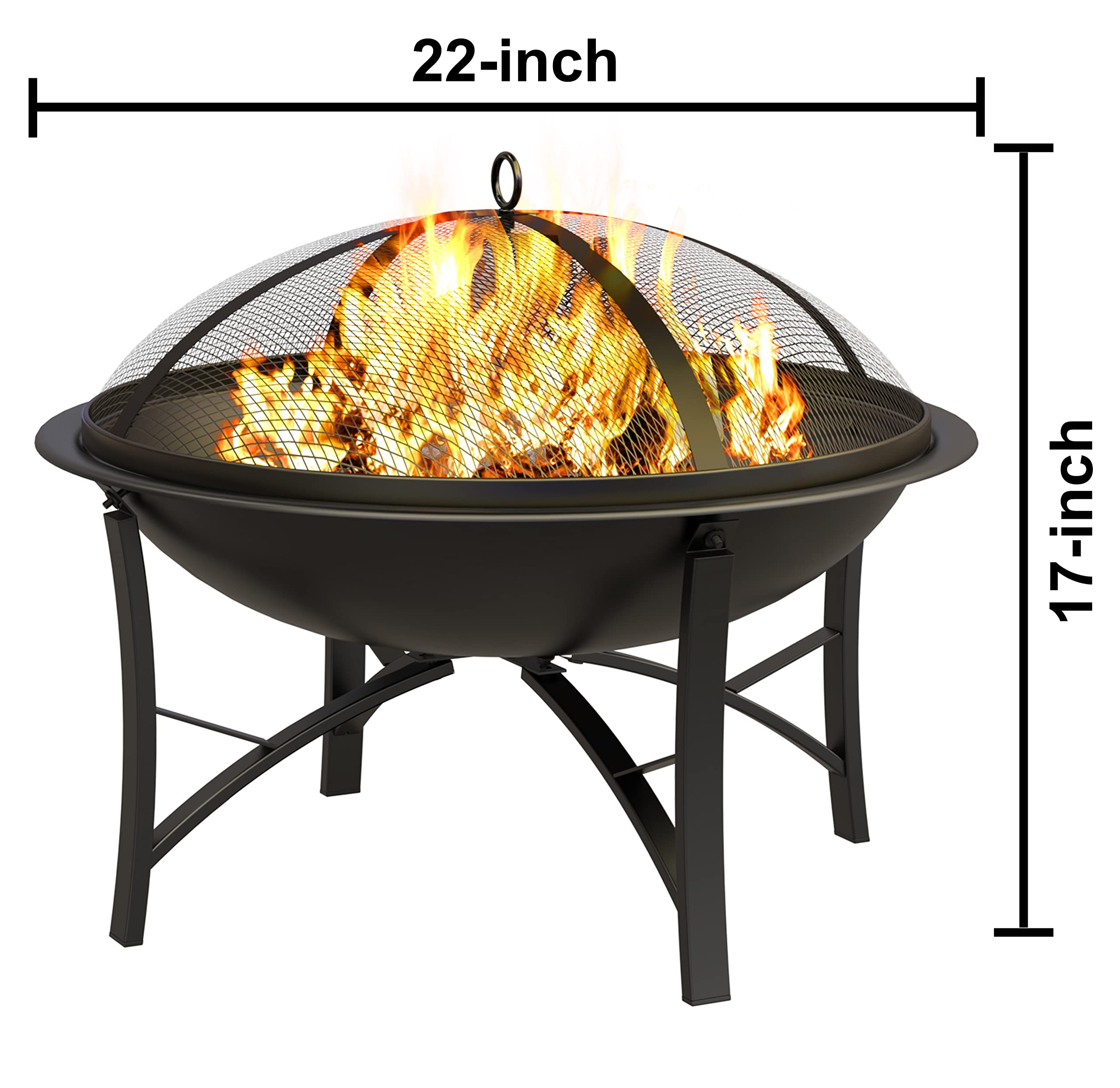 Fire Beauty portable fire pit ideal for beach bonfires and picnics