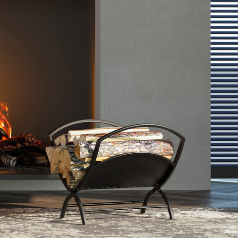 Fire Beauty durable iron construction supporting steady log storage