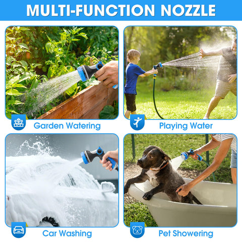 Fire Frog multi-use spray nozzle for watering, washing, and cleaning.