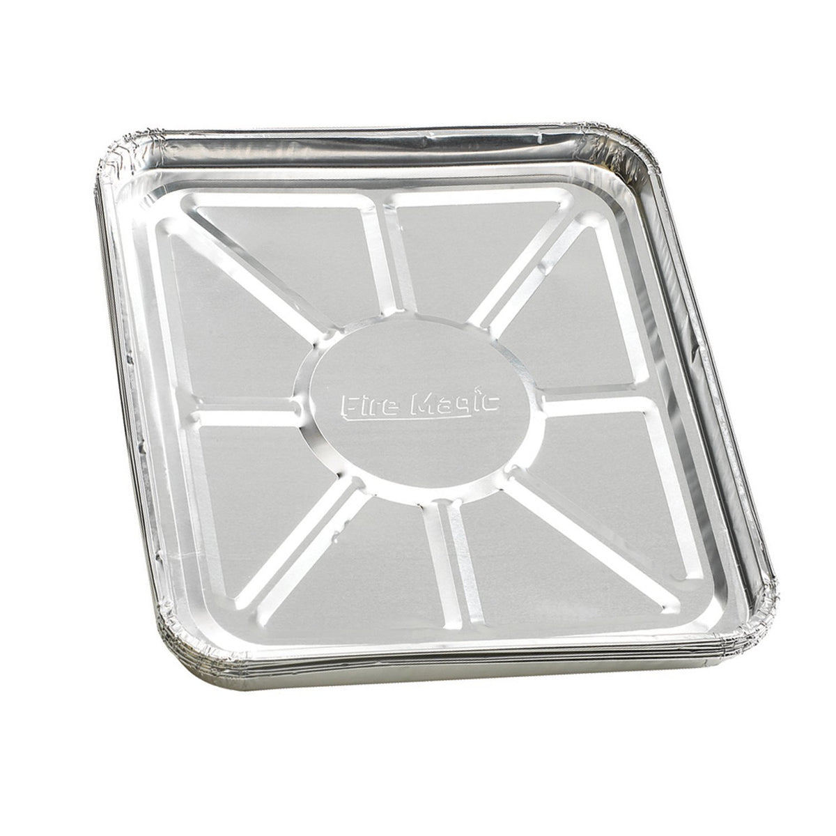 Fire Magic disposable drip tray liner for BBQ grills, 4-pack, helps minimize grease mess and simplify cleanup.