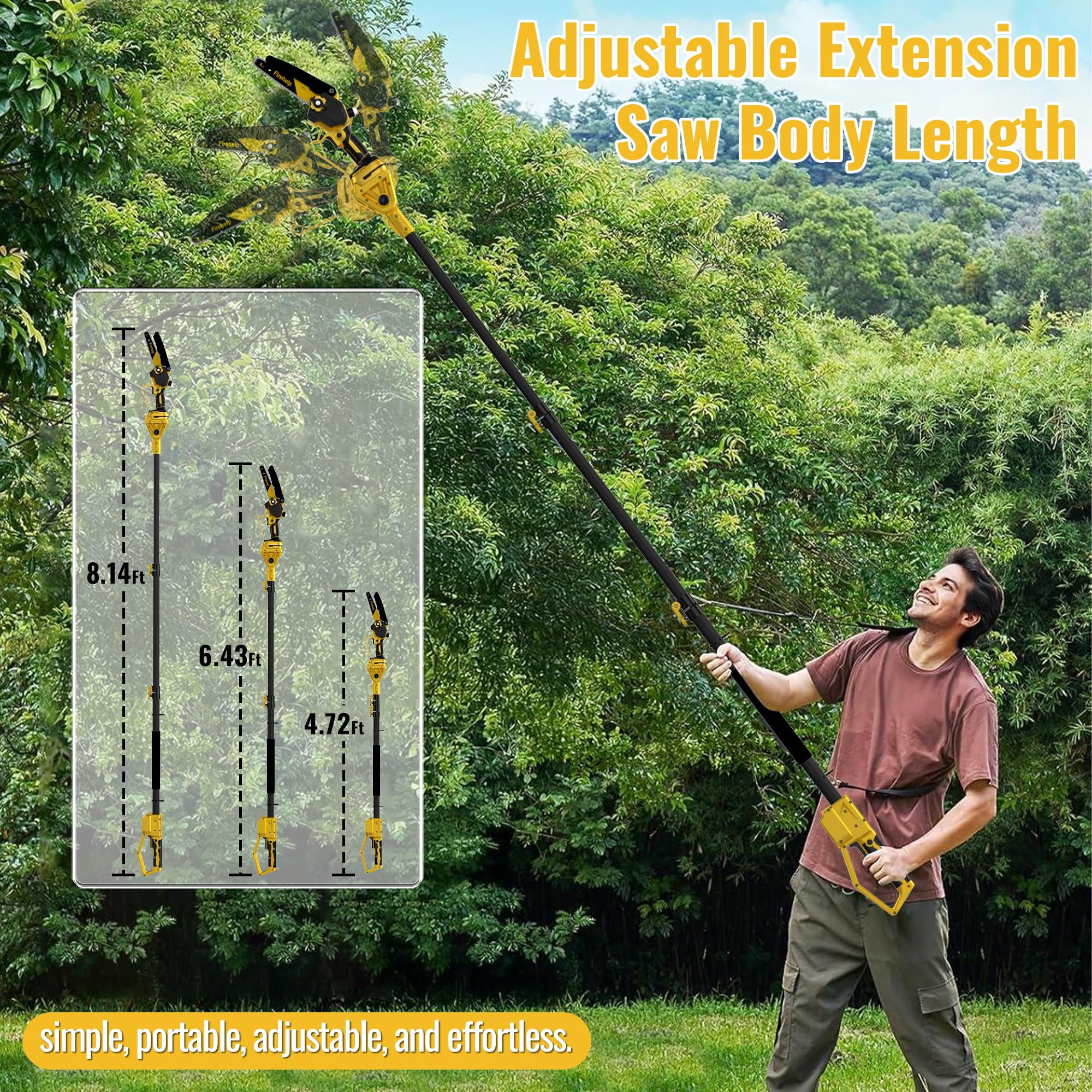 Firehelp branch-cutting action for fast pruning and cleanup.