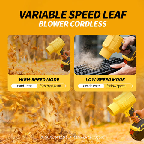 Firehelp leaf blower ideal for patio cleaning and debris removal.